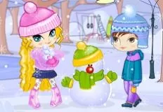 Girl Games, Snowman Adventure, Games-kids.com