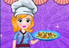 Sofia the First Games, Sofia Cooking Chinese Fried Noodles, Games-kids.com