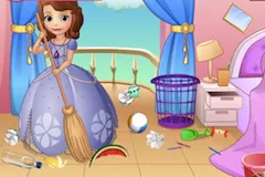 Sofia the First Games, Sofia Doing Cleaning, Games-kids.com