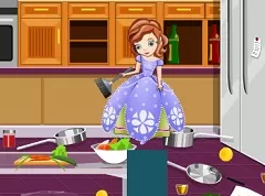 Sofia the First Games, Sofia the First Cleaning Kitchen, Games-kids.com