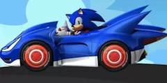 Sonic Games, Sonic Fast Car Puzzle, Games-kids.com