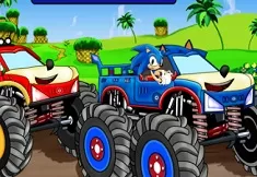 Sonic Games, Sonic Truck Wars, Games-kids.com