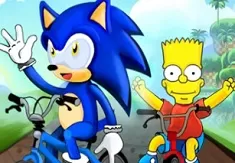 Sonic Games, Sonic vs Simpson, Games-kids.com