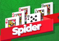 Solitaire Games, Spider Solitaire 1 2 4 Suits, Games-kids.com