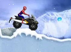 Superheroes Games, Spiderman Snow Scooter, Games-kids.com