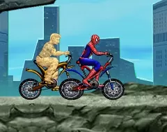 Ultimate Spiderman Games, Spiderman vs Sandman Race, Games-kids.com