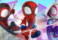 Superheroes Games, Spidey and his Amazing Friends Swing Into Action, Games-kids.com