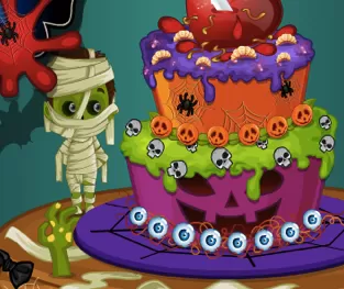 Cooking Games, Spooky Cake Decor, Games-kids.com