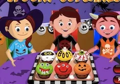 Cooking Games, Spooky Cupcakes, Games-kids.com