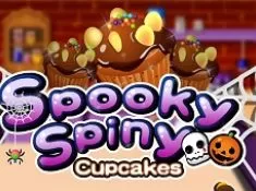 Cooking Games, Spooky Spiny Cupcakes, Games-kids.com