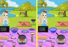 Ever After High Games, Spot the Difference Beach Kitchen, Games-kids.com