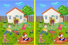 Differences Games, Spot the Difference Gardening, Games-kids.com