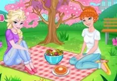 Frozen  Games, Spring Cherry Blossoms, Games-kids.com