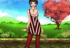 Girl Games, Spring Hearts Dress Up, Games-kids.com