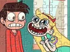 Star vs Forces of Evil Games, Star and Marco Puzzle, Games-kids.com