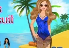 Girl Games, Star Ann Swimsuit Dress Up, Games-kids.com