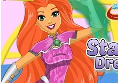 DC Superhero Girls Games, Starfire Dress Up, Games-kids.com