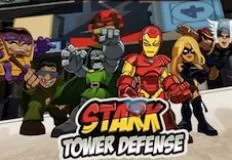 Superheroes Games, Stark Tower Defense, Games-kids.com