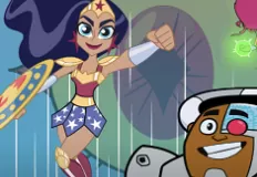 DC Superhero Girls Games, Starro Attacks, Games-kids.com