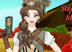 Girl Games, Steam Punk Make Up , Games-kids.com