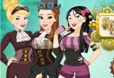 Princess Games, Steampunk Princesses, Games-kids.com