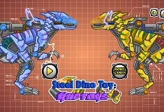 Dinosaurs Games, Steel Dino Toy Mechanic Raptors, Games-kids.com