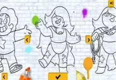 Steven Universe Games, Steven Universe Colour In, Games-kids.com