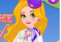 Rapunzel Games, Stewardess Rapunzel Makeover, Games-kids.com