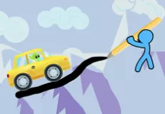 Puzzle Games, Stickman Draw the Bridge, Games-kids.com