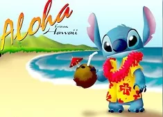 Puzzle Games, Stitch Aloha Puzzle, Games-kids.com