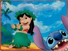 Puzzle Games, Stitch and Lilo Dancing Puzzle, Games-kids.com