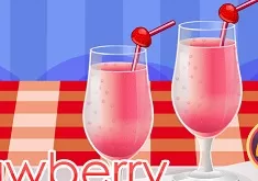 Cooking Games, Strawberry Oatmeal Smoothie, Games-kids.com