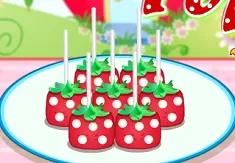 Cooking Games, Strawberry Shaped Pops, Games-kids.com