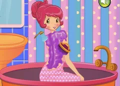 Strawberry Shortcake Games, Strawberry Shorcake at Spa, Games-kids.com