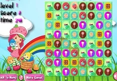 Strawberry Shortcake Games, Strawberry Shortcake Bejeweled, Games-kids.com