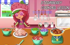 Strawberry Shortcake Games, Strawberry Shortcake Cooking Lesson, Games-kids.com