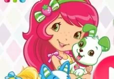 Strawberry Shortcake Games, Strawberry Shortcake Puppy Care, Games-kids.com