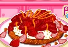 Cooking Games, Strawberry Toffee Tart, Games-kids.com