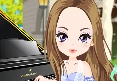 Girl Games, Street Pianist, Games-kids.com