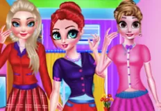 Girl Games, Students Outfits Changeover, Games-kids.com