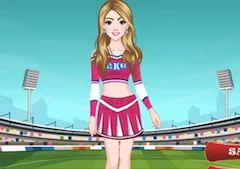 Girl Games, Stunning Cheerleader, Games-kids.com