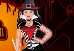 Dress Up Games, Stunning Halloween Girl, Games-kids.com