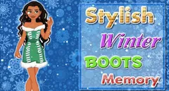 Moana Games, Stylish Winter Boots Memory, Games-kids.com