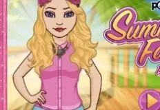 Girl Games, Summer Fashion Dress Up, Games-kids.com