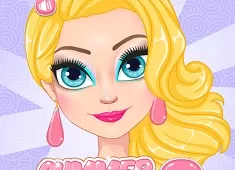 Girl Games, Summer Party Make Up Tutorial, Games-kids.com