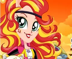 My Little Pony Games, Sunset Shimmer Motocross Style, Games-kids.com