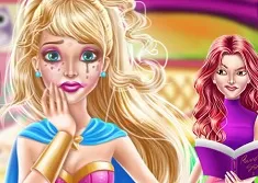 Barbie Games, Super Barbie Makeup Fiasco, Games-kids.com