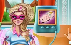 Barbie Games, Super Barbie Pregnant Check Up 2, Games-kids.com