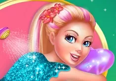 Barbie Games, Super Barbie Spa Day, Games-kids.com