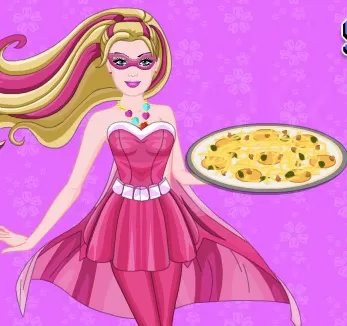 Barbie Games, Super Barbie Special Pierogi Pizza, Games-kids.com